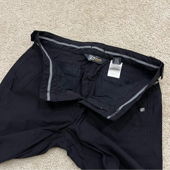 Eddie Bauer Sport Women Size 4 Black Pants Active Stretch Outdoor Hiking, - Picture 11 of 16